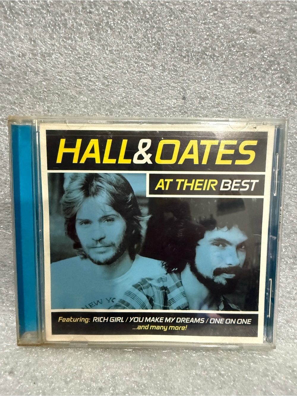 Hall & Oates "At Their Best" CD - Blue and Black Cover